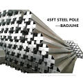 15KV 35KV 69KV Polygonal Galvanized Steel Pole